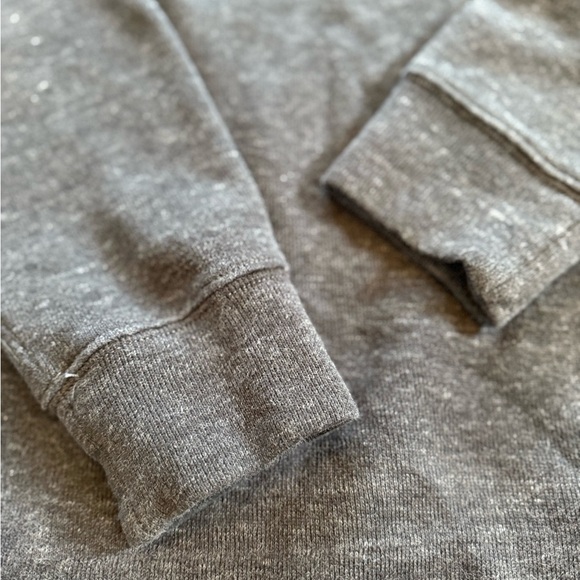 POLO RALPH LAUREN Size LG Cotton Black Dark Gray Pony 1/4 Zip Sweater - Picture 8 of 8